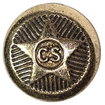 T Miller Cast Brass Button